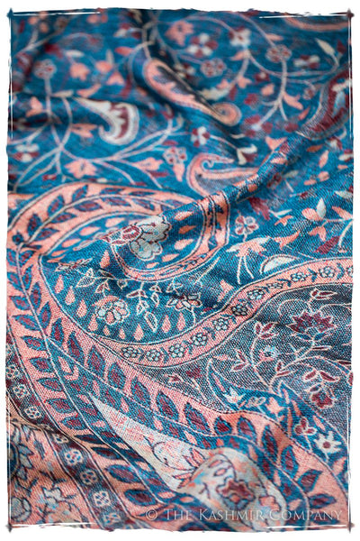 Antonietta Paisley Reversible Kashmir Wool Scarf