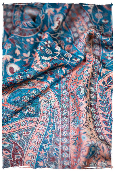 Antonietta Paisley Reversible Kashmir Wool Scarf