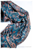 Antonietta Paisley Reversible Kashmir Wool Scarf