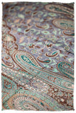 Bianca Maria Paisley Reversible Kashmir Wool Scarf