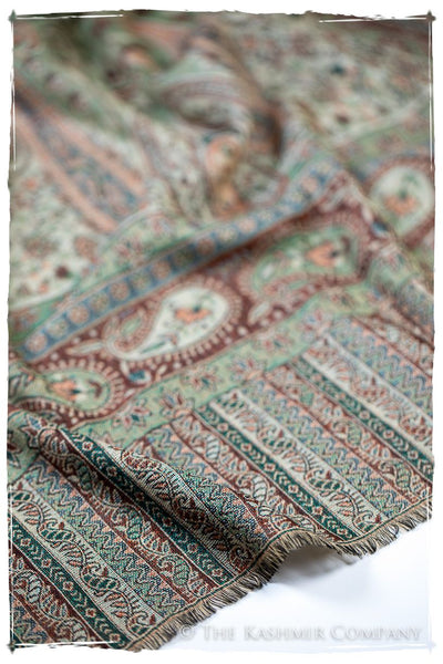 Bianca Maria Paisley Reversible Kashmir Wool Scarf