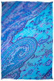Aurora Paisley Reversible Kashmir Wool Scarf
