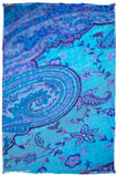 Aurora Paisley Reversible Kashmir Wool Scarf