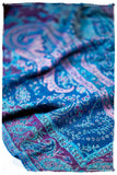 Aurora Paisley Reversible Kashmir Wool Scarf