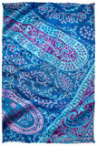 Aurora Paisley Reversible Kashmir Wool Scarf
