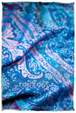 Aurora Paisley Reversible Kashmir Wool Scarf