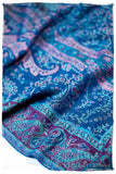 Aurora Paisley Reversible Kashmir Wool Scarf