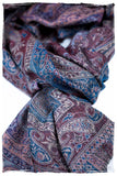 Catiuscia Paisley Reversible Kashmir Wool Scarf
