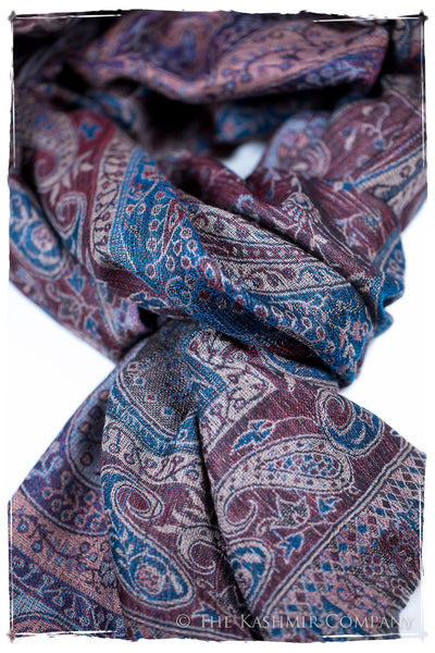 Catiuscia Paisley Reversible Kashmir Wool Scarf