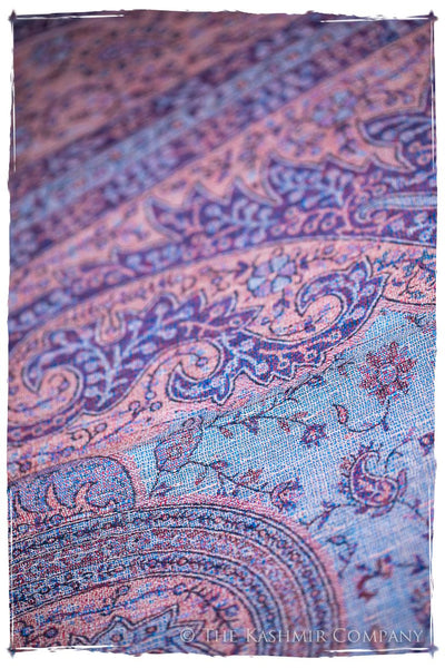 Catiuscia Paisley Reversible Kashmir Wool Scarf