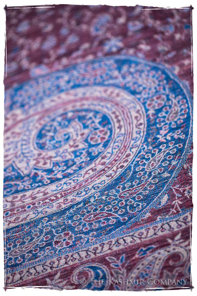 Catiuscia Paisley Reversible Kashmir Wool Scarf