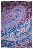 Catiuscia Paisley Reversible Kashmir Wool Scarf