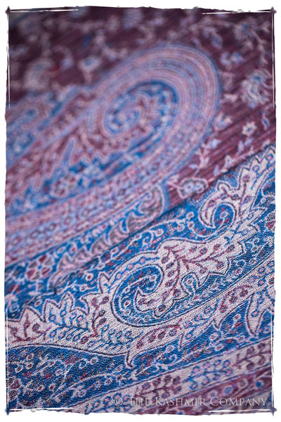 Catiuscia Paisley Reversible Kashmir Wool Scarf