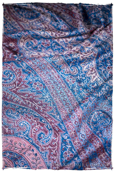 Catiuscia Paisley Reversible Kashmir Wool Scarf