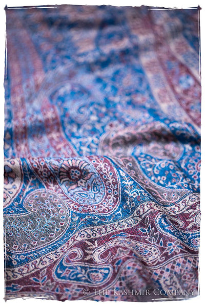 Catiuscia Paisley Reversible Kashmir Wool Scarf