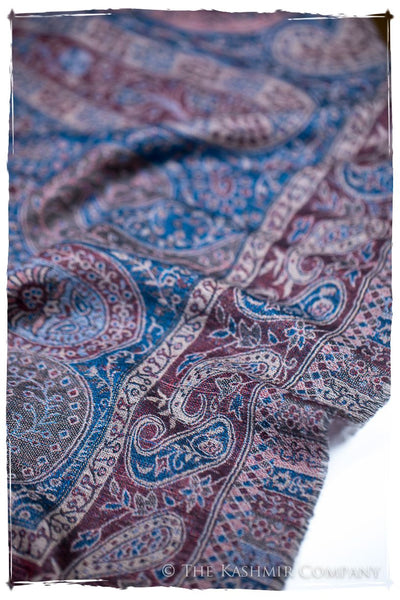 Catiuscia Paisley Reversible Kashmir Wool Scarf