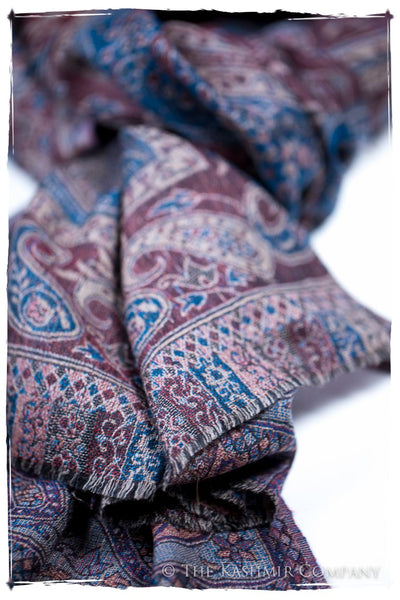 Catiuscia Paisley Reversible Kashmir Wool Scarf