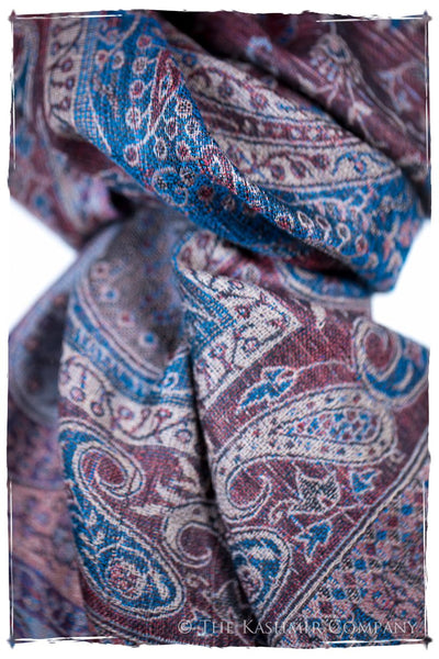 Catiuscia Paisley Reversible Kashmir Wool Scarf