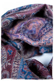 Catiuscia Paisley Reversible Kashmir Wool Scarf