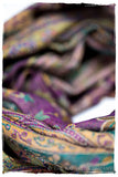 Clelia Paisley Reversible Kashmir Wool Scarf