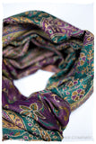 Clelia Paisley Reversible Kashmir Wool Scarf
