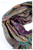 Clelia Paisley Reversible Kashmir Wool Scarf