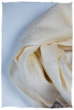 Donatella Frontière Ivory Kashmir Wool Scarf