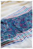 Graziella Frontière Ivory Kashmir Wool Scarf