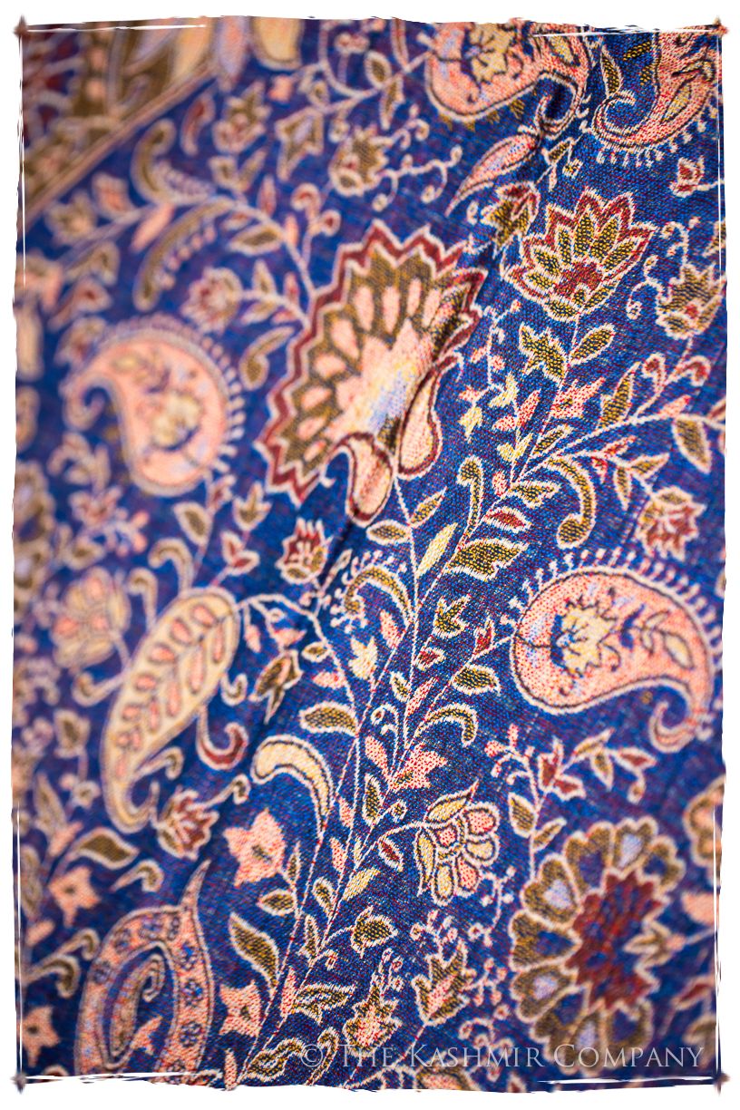 Lucrezia Paisley Reversible Kashmir Wool Scarf