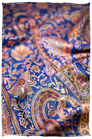 Lucrezia Paisley Reversible Kashmir Wool Scarf