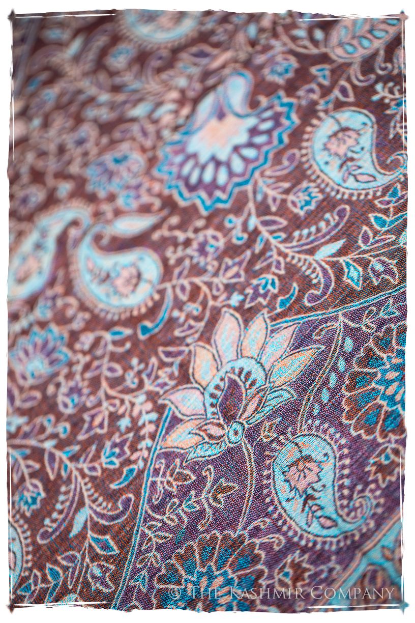 Ludovica Paisley Reversible Kashmir Wool Scarf