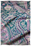 María Antonietta Paisley Reversible Kashmir Wool Scarf