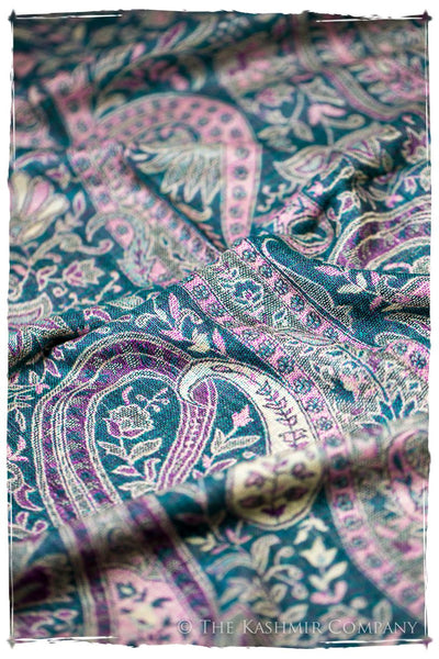 María Antonietta Paisley Reversible Kashmir Wool Scarf