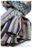 María Antonietta Paisley Reversible Kashmir Wool Scarf