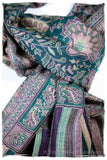 María Antonietta Paisley Reversible Kashmir Wool Scarf