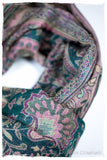 María Antonietta Paisley Reversible Kashmir Wool Scarf
