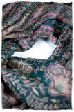María Antonietta Paisley Reversible Kashmir Wool Scarf