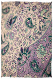 María Antonietta Paisley Reversible Kashmir Wool Scarf