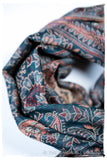 Mariana Paisley Reversible Kashmir Wool Scarf