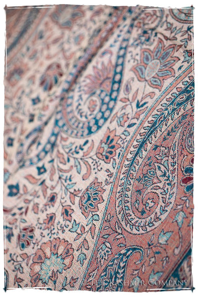 Mariana Paisley Reversible Kashmir Wool Scarf