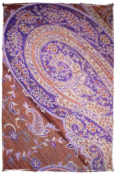 Mariella Paisley Reversible Kashmir Wool Scarf