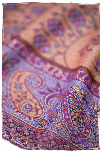 Mariella Paisley Reversible Kashmir Wool Scarf