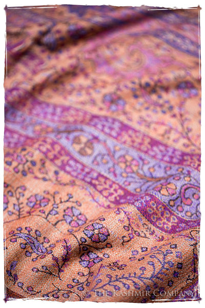 Mariella Paisley Reversible Kashmir Wool Scarf