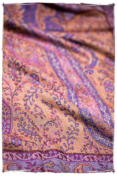 Mariella Paisley Reversible Kashmir Wool Scarf