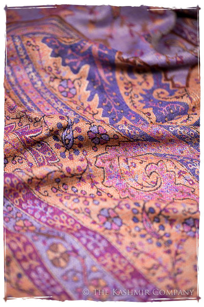 Mariella Paisley Reversible Kashmir Wool Scarf