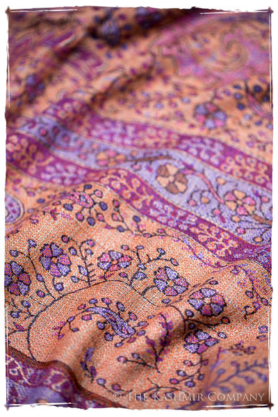 Mariella Paisley Reversible Kashmir Wool Scarf
