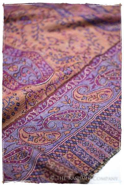 Mariella Paisley Reversible Kashmir Wool Scarf