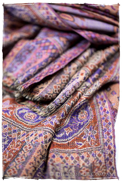 Mariella Paisley Reversible Kashmir Wool Scarf