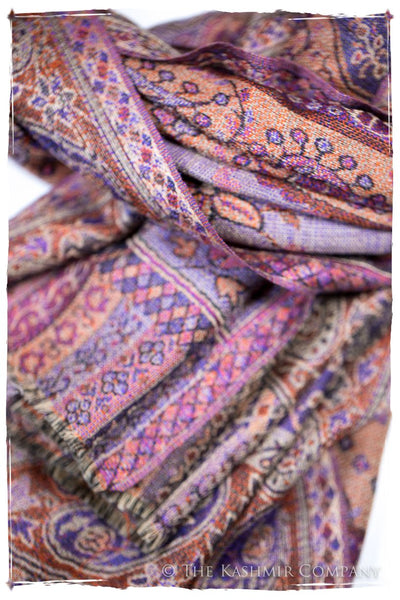 Mariella Paisley Reversible Kashmir Wool Scarf