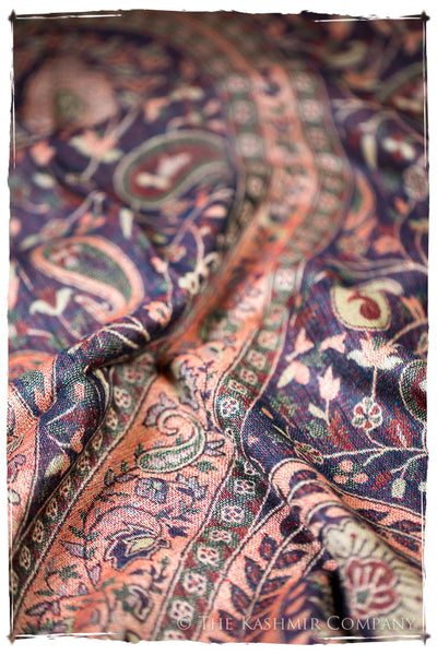 Maura Paisley Reversible Kashmir Wool Scarf